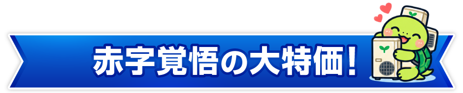 赤字覚悟の大特価!!